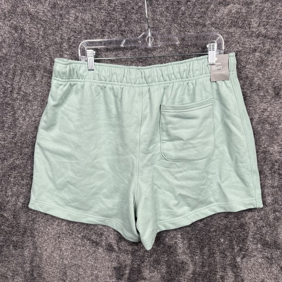 New Balance 5" French Terry Shorts Size XL Mens Salt March Teal Green $65 - Picture 6 of 9